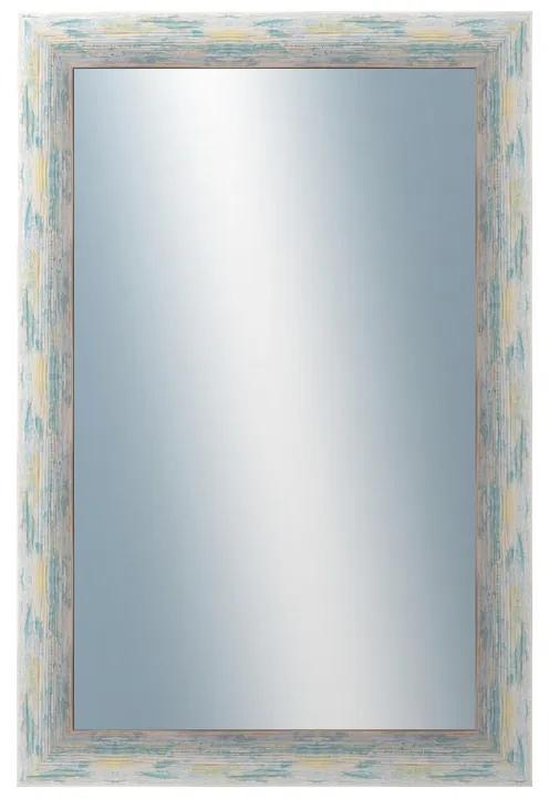 DANTIK - Zrkadlo v rámu, rozmer s rámom 40x60 cm z lišty PAINT zelená veľká (2964)