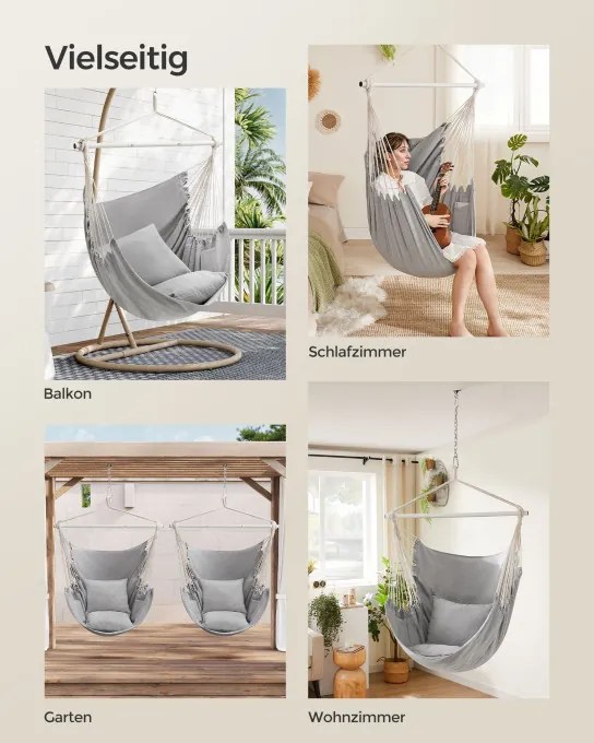 Závesné kreslo s vankúšmi GDC197G01