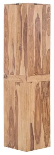 furniture-nabytek.cz - Masívny rohový vysoký šatník Lagos z palisandra, lakovaný, hnedý
