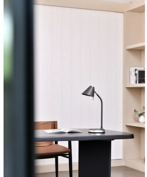 Immax 08972L - LED Stmievateľná stolná lampa FINCH LED/9W/12/230V šedá/chróm