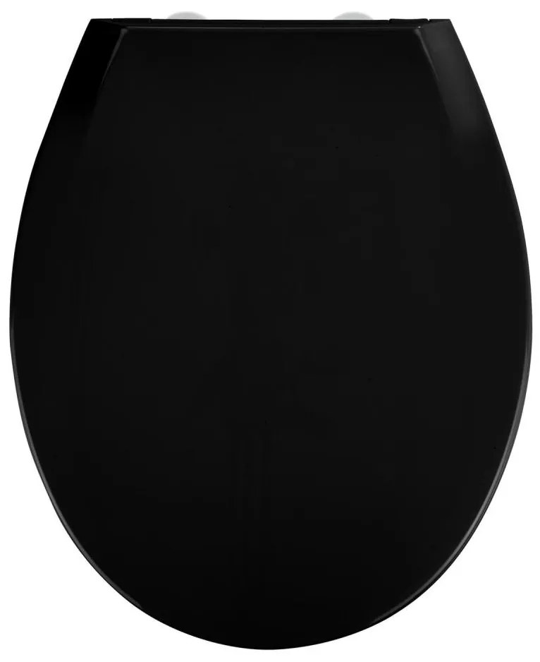 WENKO 23443100 - WC sedadlo KOS 44x37 cm čierna