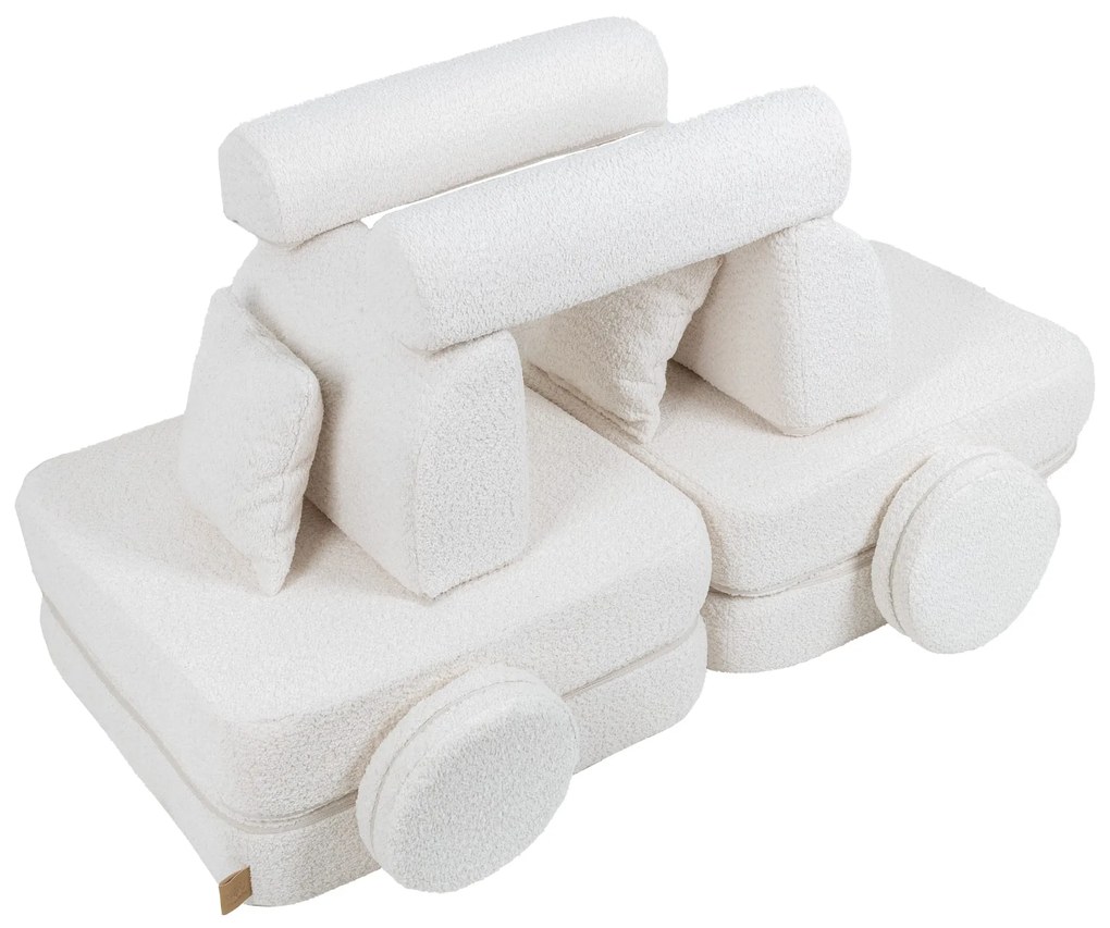 MeowBaby® variabilná pohovka Plus, Boucle White