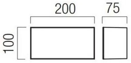 Redo 90326 - LED Vonkajšie nástenné svietidlo KODIAK LED/8W/230V IP65 biela/čierna
