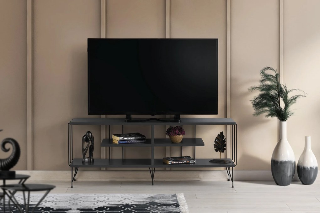 TV stolík/skrinka Elza (Antracit). Vlastná spoľahlivá doprava až k Vám domov. 1072656