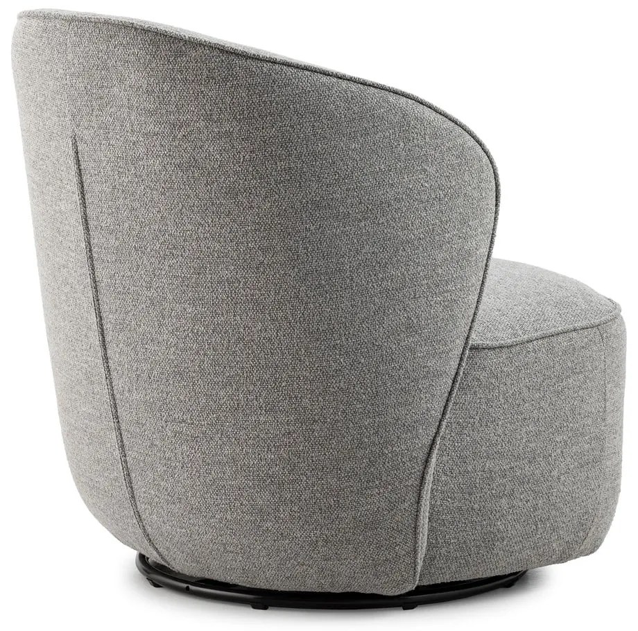 Svetlosivé otočné kreslo Edna – MOME