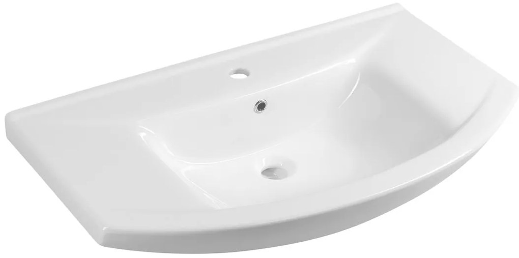 Aqualine Aqualine, ZERO 86 keramické umývadlo nábytkové 86x50cm, biela, 6085