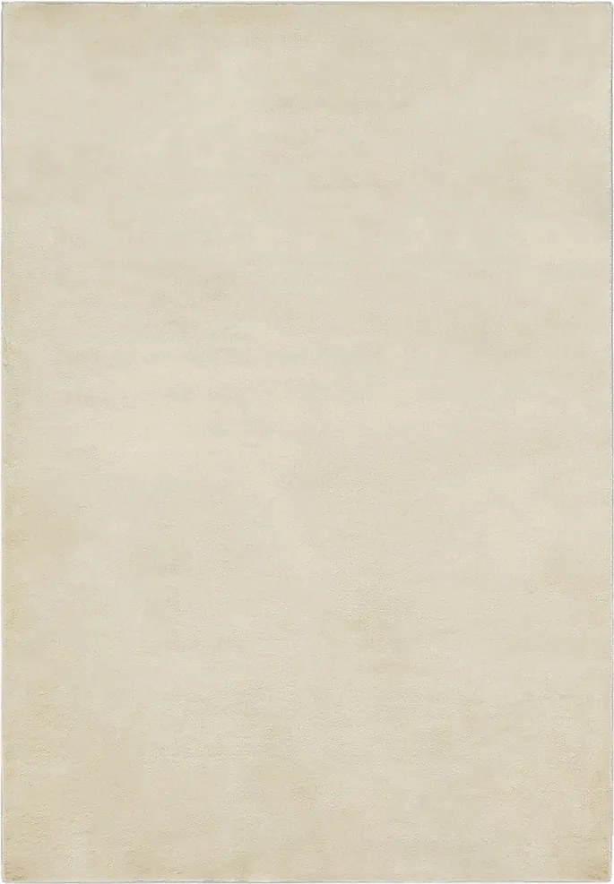 B-line, POŠKODENÝ Kusový koberec COLOR UNI Cream, 160x230, béžová, obývacia izba