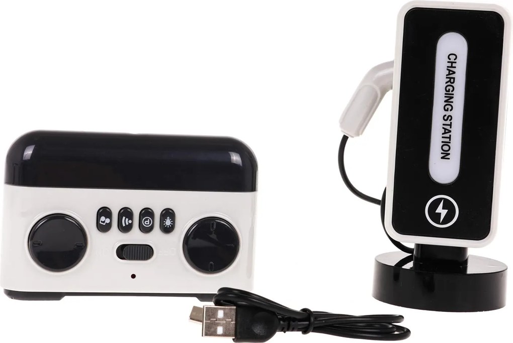 Ramiz R/C auto + nabíjacia stanica Biela