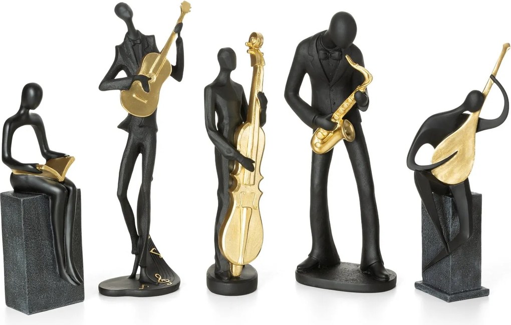 DEKORAČNÁ SOŠKA RICO 9X10X28 CM ČIERNA