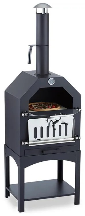 Pizzaiolo, pec na pizzu, gril, údenie, oceľ, pizza kameň