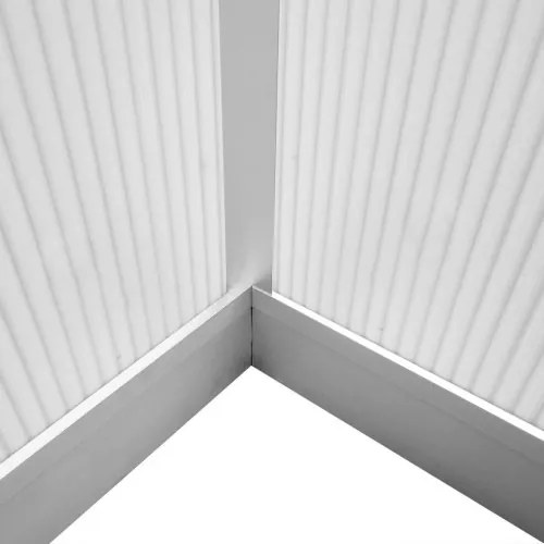 vidaXL Skleník, spevnený hliník 10,53 m²-
