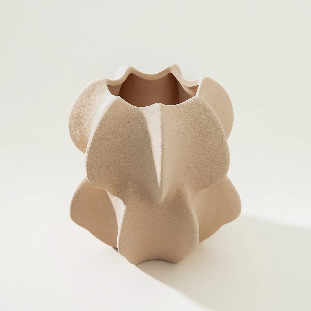 Kameninová váza Petal Pink II 15x17 cm