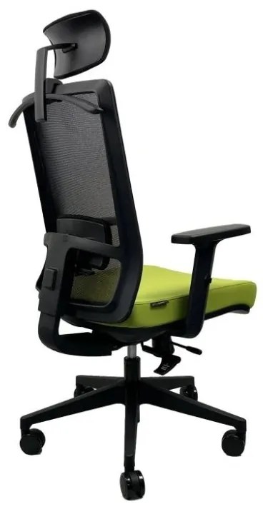 Kancelárska ergonomická stolička DVIS — látka, sieť, viac farieb Zelená