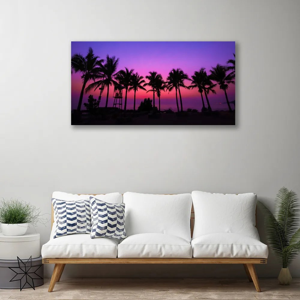 Obraz na plátne Palmy stromy príroda 120x60 cm