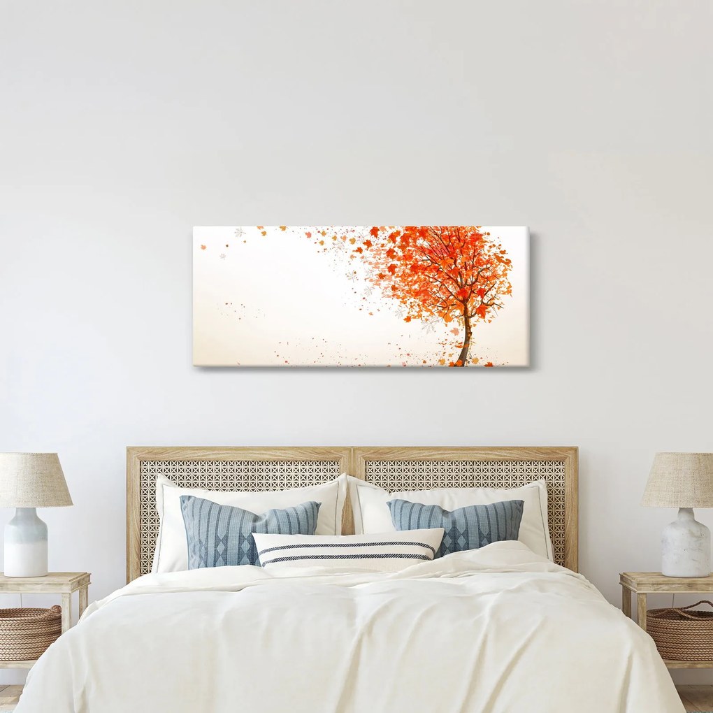 Obraz - Strom vo vetre (120x50 cm)