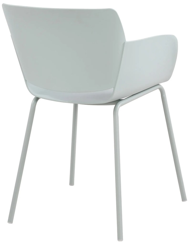 Design-Shop Set 2 stoličiek Alpena - tyrkysová