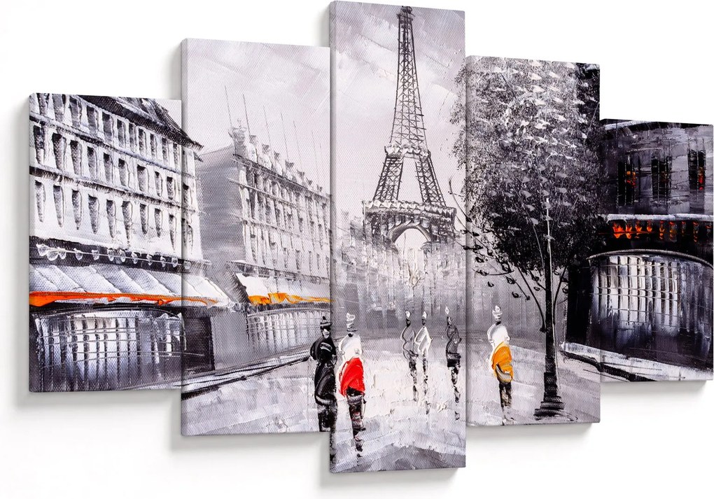 Obraz - Olejomaľba, Paríž (150x105 cm)