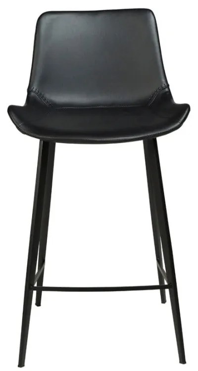 Čierna koženková barová stolička DAN-FORM Denmark Hype