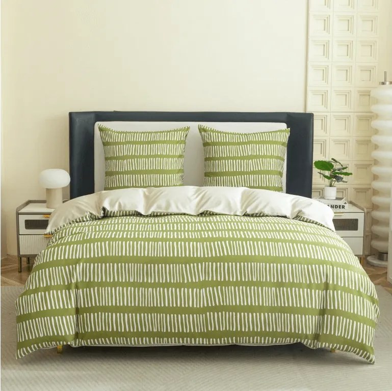 Flanelové obliečky z mikrovlákna GREENSORY zelené Rozmer obliečky: 2 ks 70 x 90 cm | 200 x 220 cm