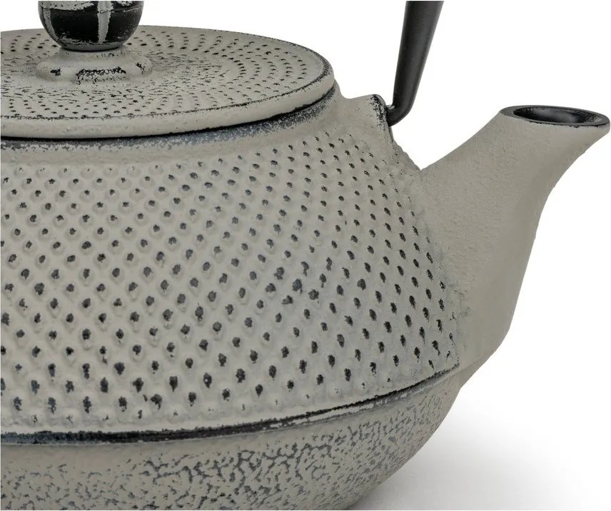 Sivá kanvica na čaj z liatiny 800 ml Jang – Bredemeijer