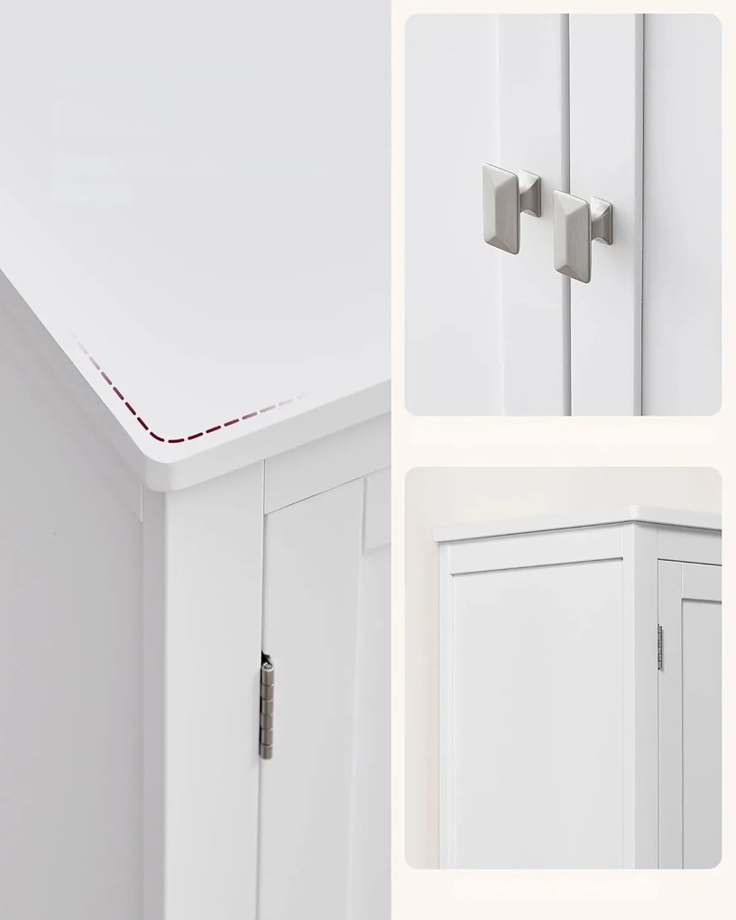 Kúpeľňová skrinka VASAGLE SWEDE biela