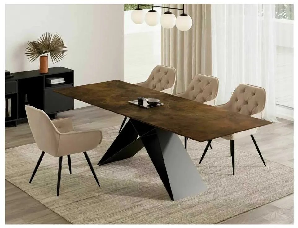 Jedálenský stôl Westin II 160 x 90 cm, hnedá