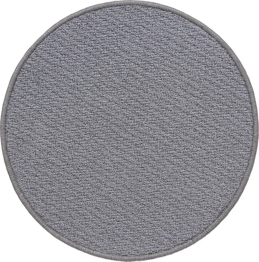 AladinWorld Expres, Kusový koberec Atlas 92 šedý kruh, 400x400 (priemer) kruh, šedá, chodba / predsieň