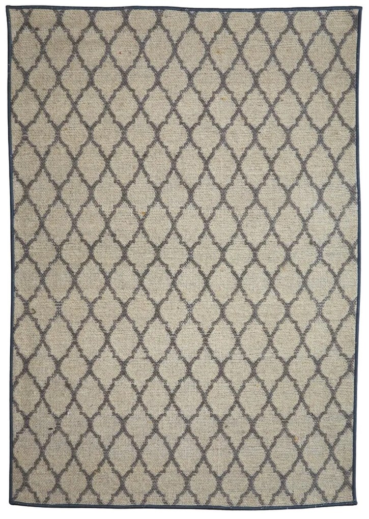 Ručne tkaný voňavý kusový koberec Vetiver 03, 120x170, béžová, exteriér, Mujkoberec Original