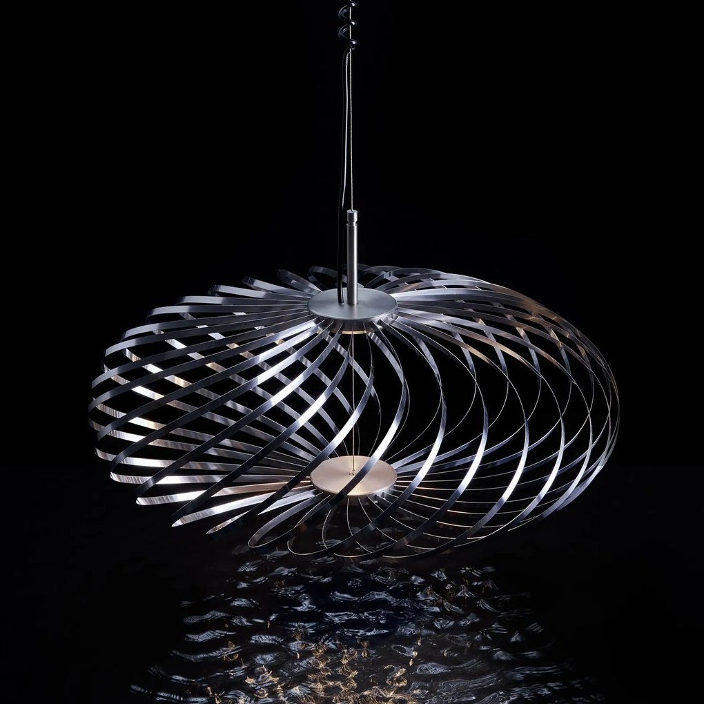 Tom Dixon Spring Small závesná lampa Ø 56 cm chróm