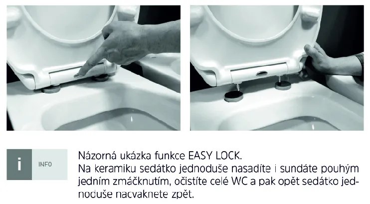 Mereo Mereo, WC závesné kapotované, RIMLESS, 490x370x360, keramické, vr. sedátka CSS115SN, MER-VSD82S2