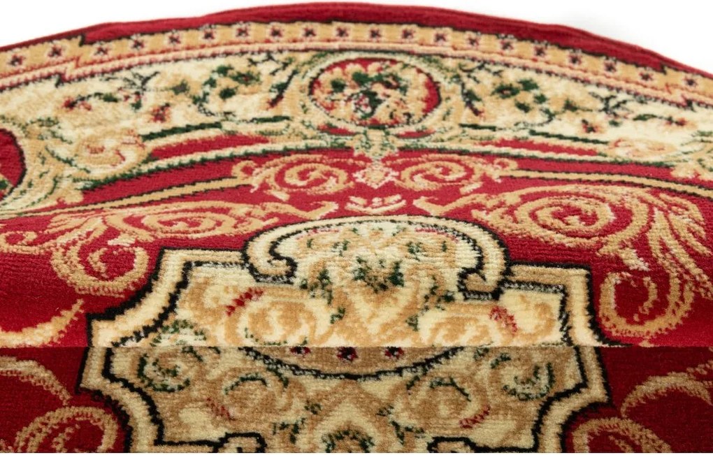 TA Koberec F744A ČERVENÉ ATLASOVÉ KOLESO Rozmer: 100x100 cm