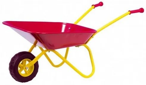Teddies Plechový fúrik Yupee veľký červený 78x40x32cm v krabici