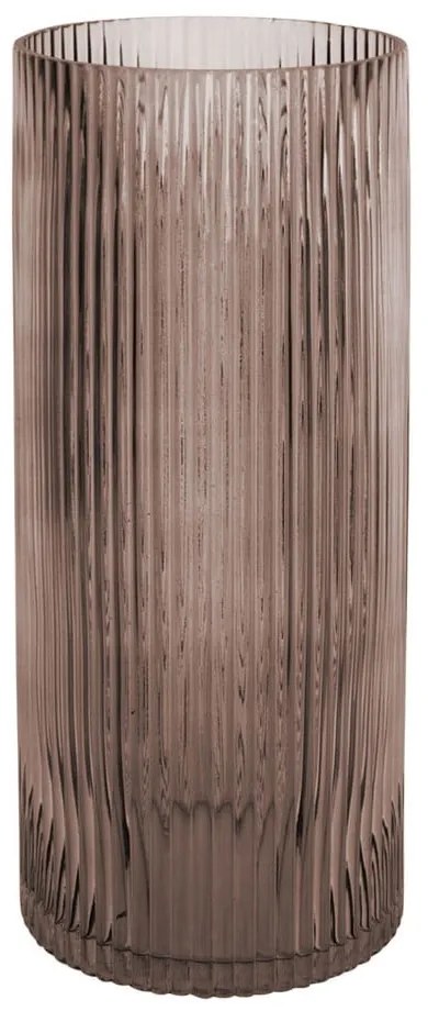 Hnedá sklenená váza PT LIVING Allure, výška 30 cm