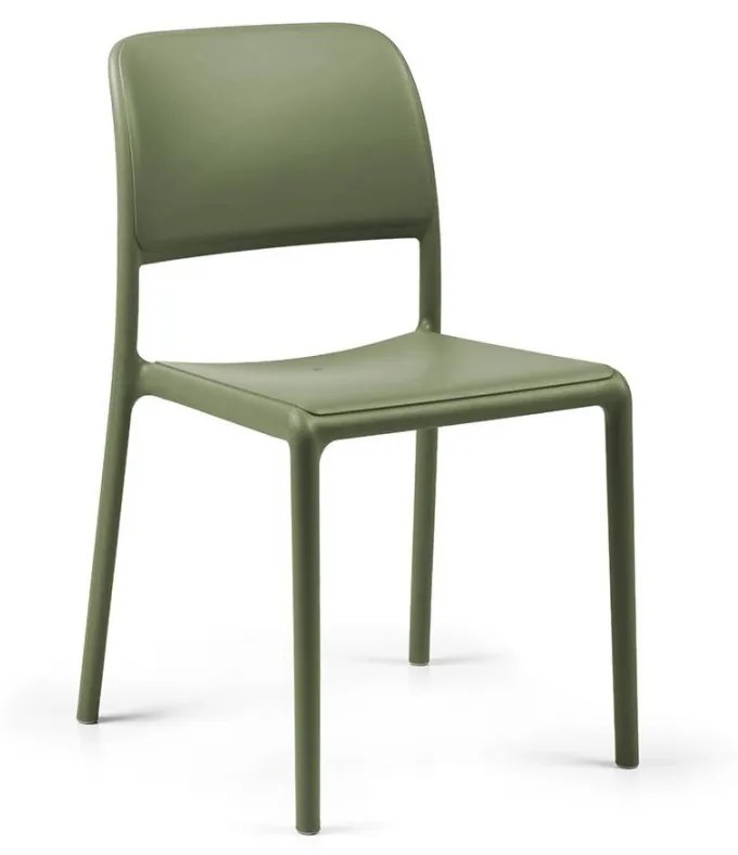 RIVA BISTROT záhradná stolička bez podrúčok agave