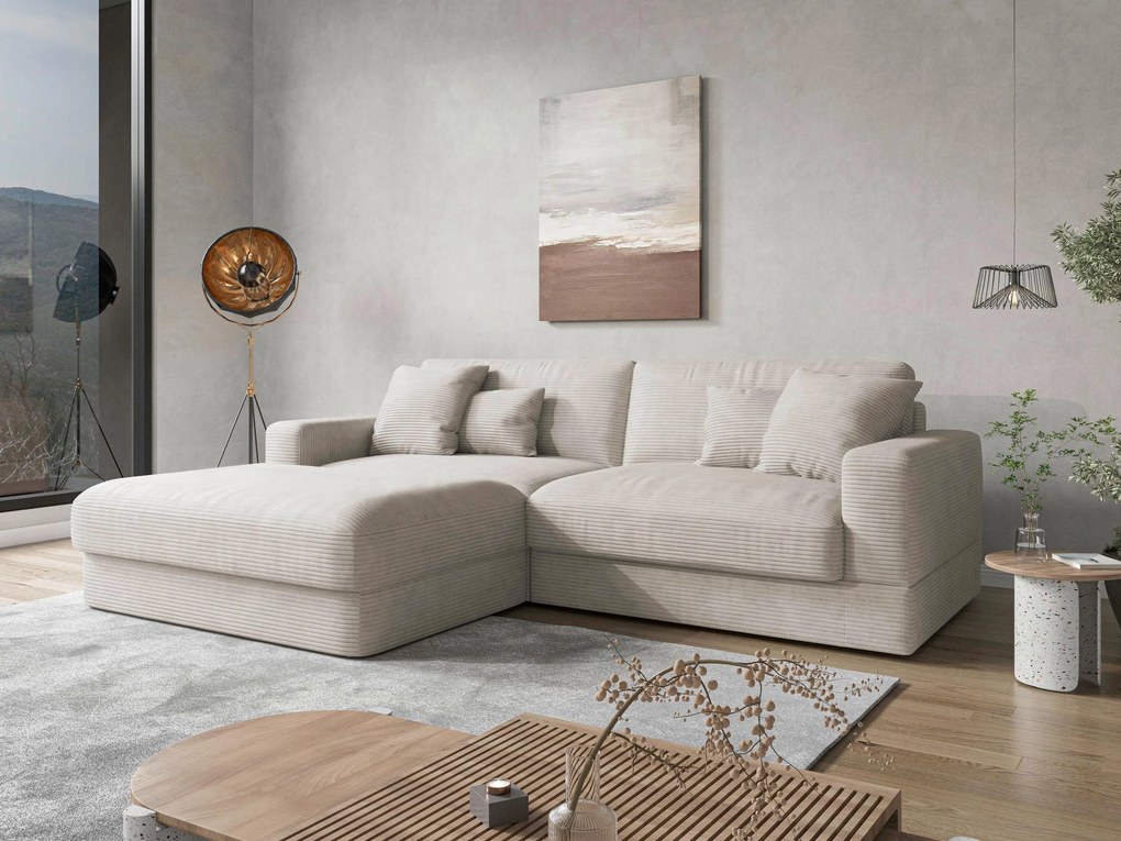 XXXLutz ROHOVÁ SEDAČKA, textil, krémová Sit & More - Sedačky - 000144027419