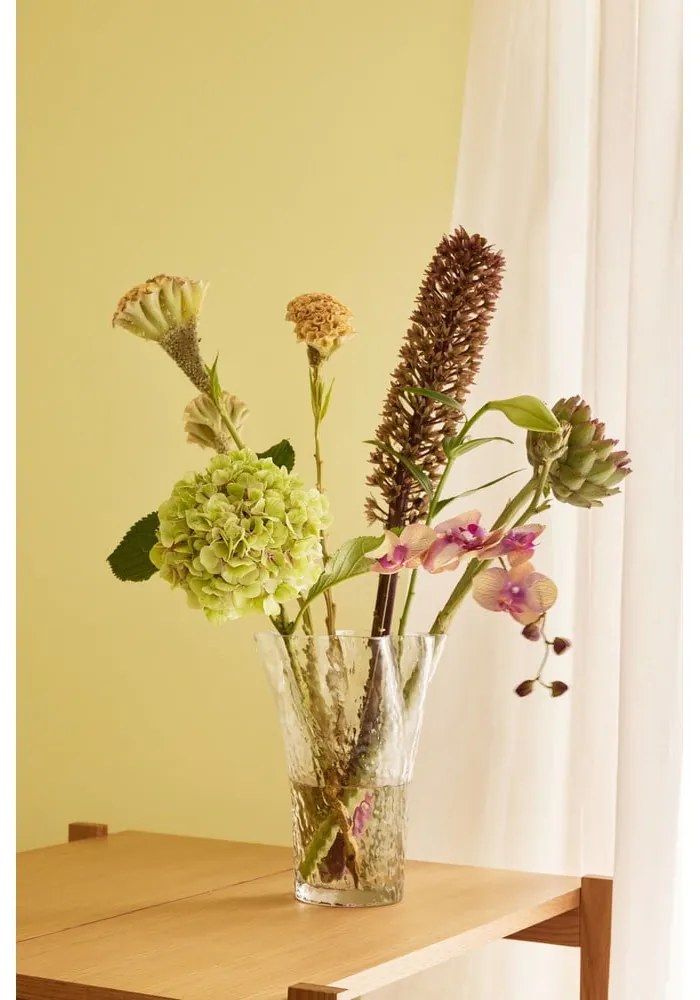 Sklenená váza (výška 30 cm) Ruffle – Hübsch