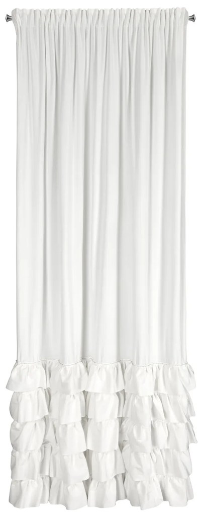 ZATEMŇOVACÍ ZÁVES NA PÁSKE CARLI 140X250 CM BIELA