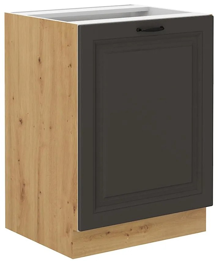 Kuchynská skrinka STILO grafit mat/artisan 60d 1f bb