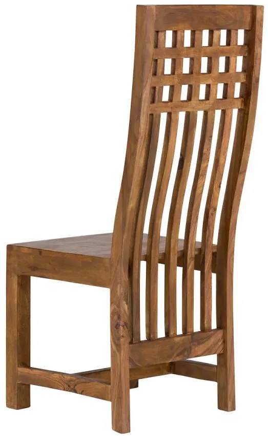 furniture-nabytek.cz - Masivní židle Castello z palisandru, lakované, hnědé – sada 2 ks