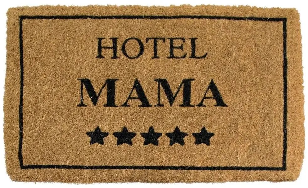 Rohožka z kokosových vlákien Hotel Mama - 75 * 45 * 4cm