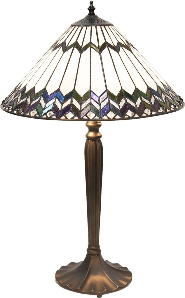 Tiffany stolná lampa Femme - Ø 40 * 62 cm