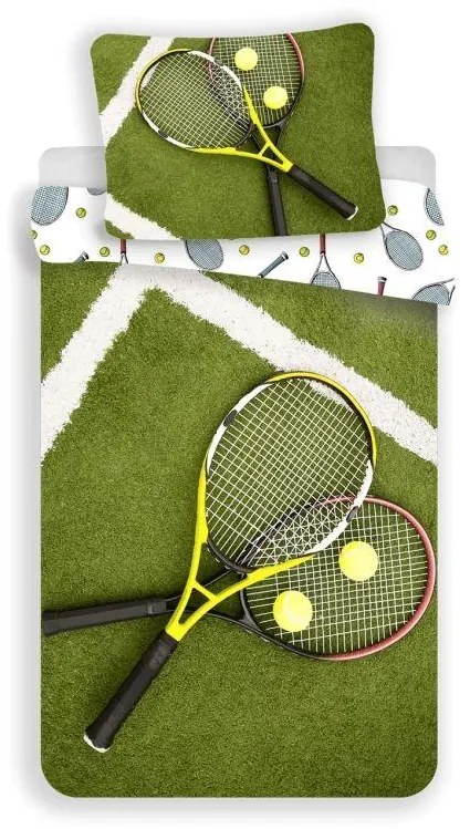 JERRY FABRICS -  JERRY FABRICS Obliečky Tenis Bavlna, 140/200, 70/90 cm