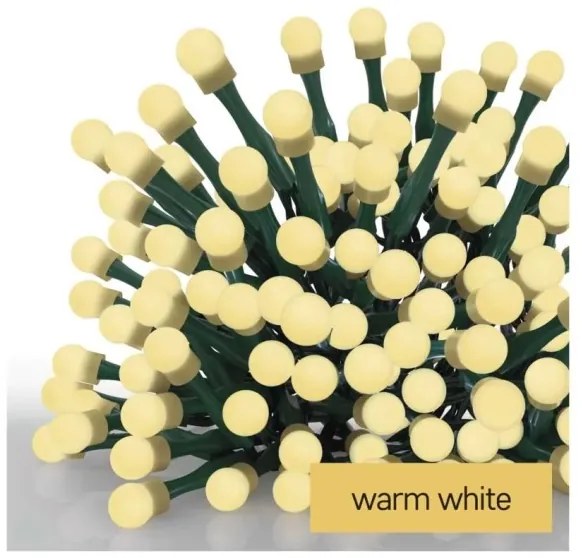 LED vianočný reťazec 480 LED/8 funkcií 53 m IP44 teplá biela