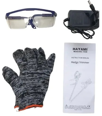 Akumulátorové nožnice na živý plot HAYAMI HA-1038 + 2 batérie + príslušenstvo