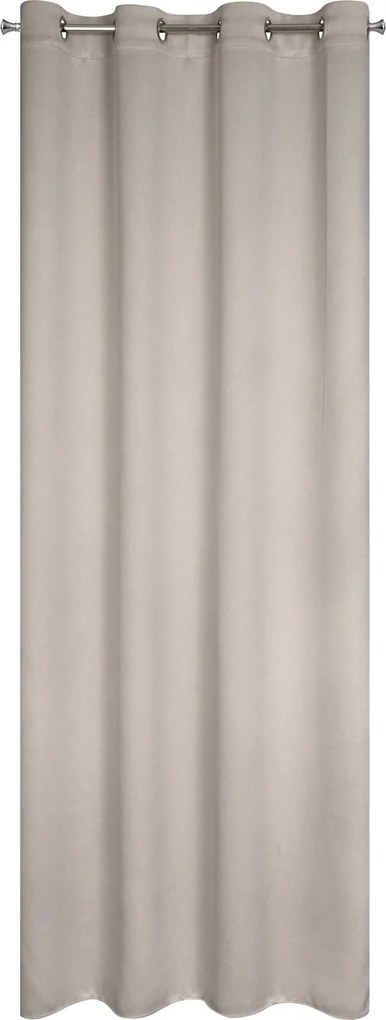 ZATEMŇOVACÍ ZÁVES NA KRÚŽKOCH CARLO 135X250 CM BÉŽOVÁ