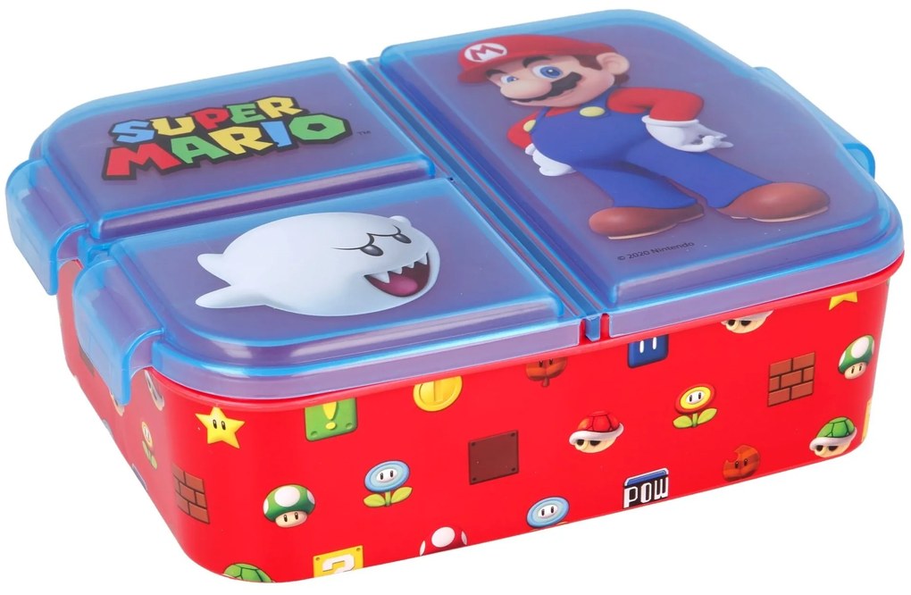 Multibox na desiatu Super Mario s 3 priehradkami