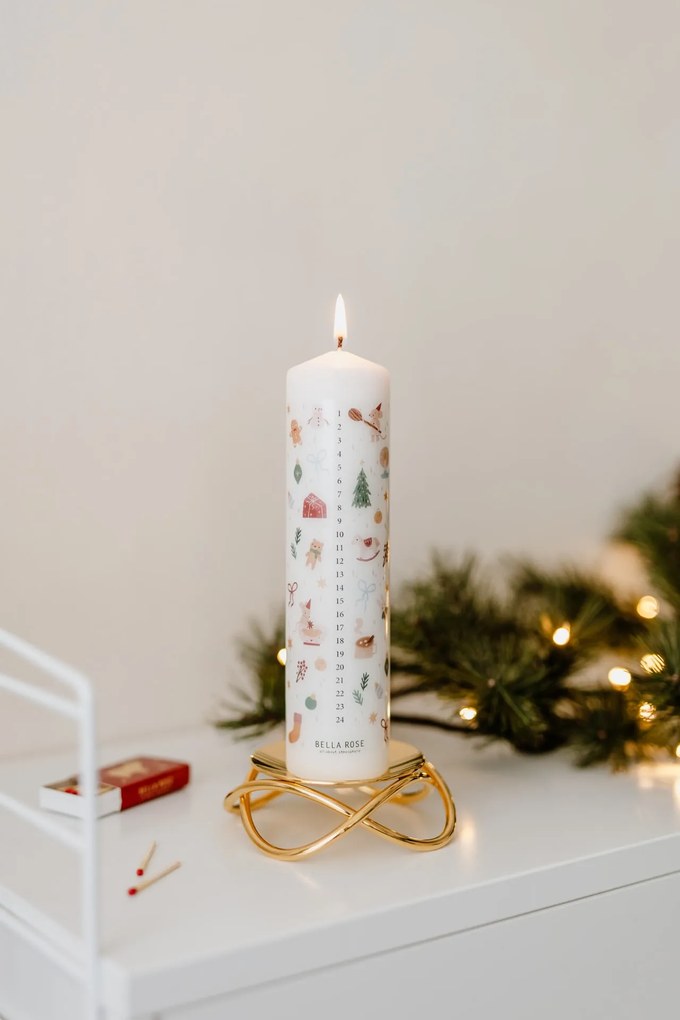 Bella Rose Adventná sviečka Vánoční myšky