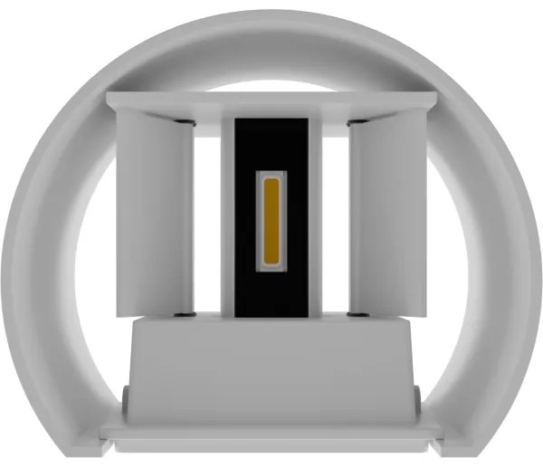 APLED - LED Vonkajšie nástenné svietidlo OVAL 2xLED/3W/230V IP65