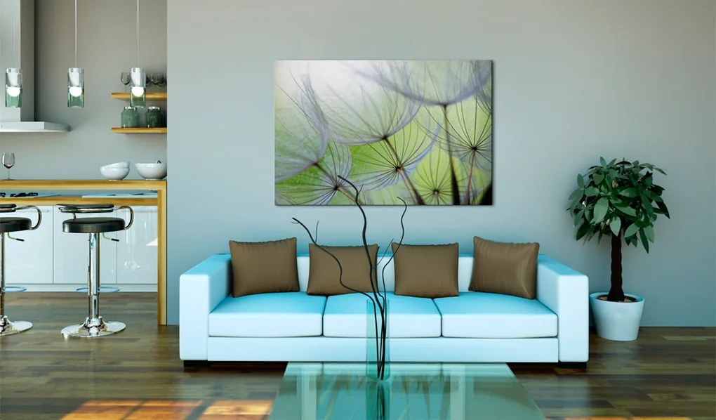 Artgeist Obraz - Dandelion in the wind Veľkosť: 60x40, Verzia: Na talianskom plátne