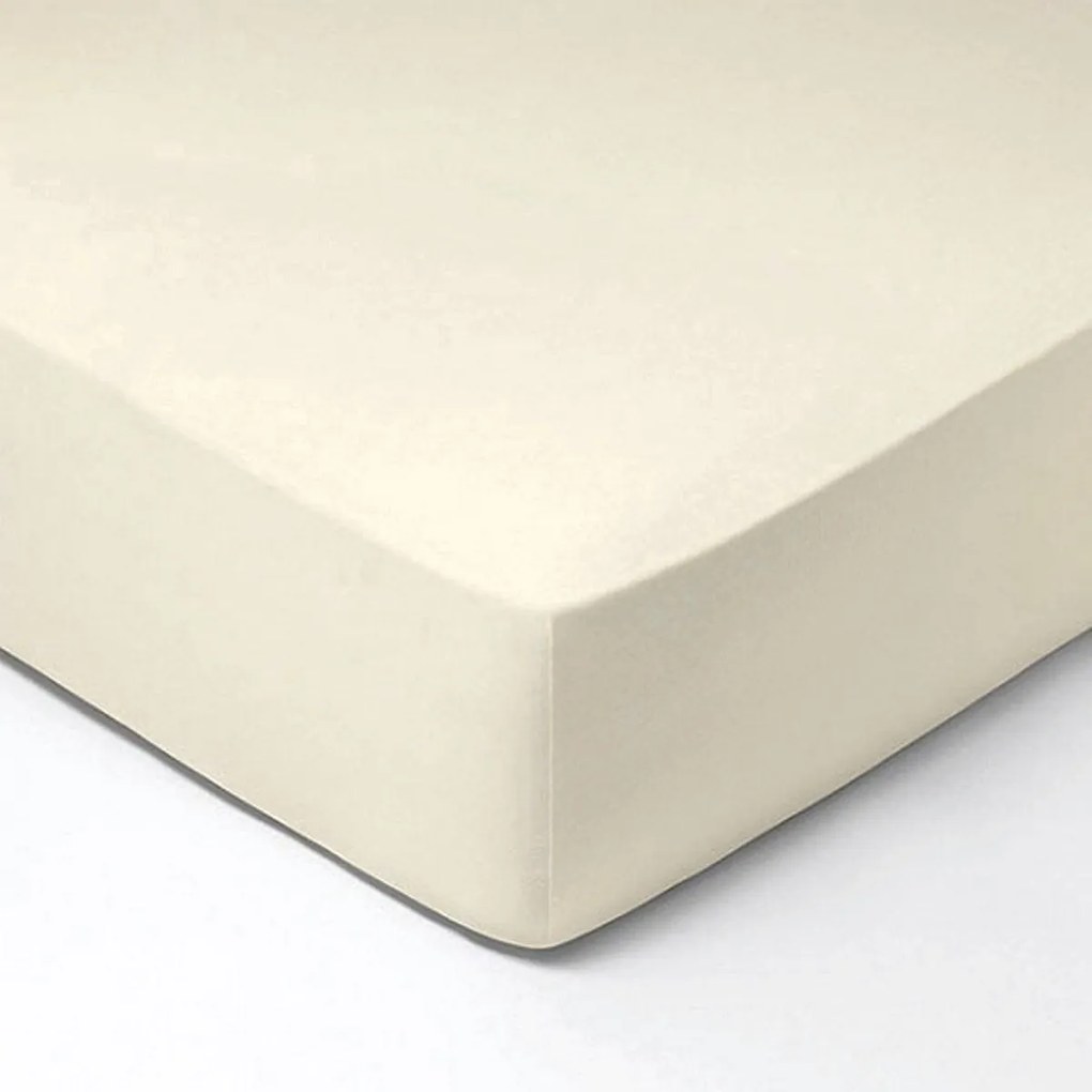 Posteľná plachta Jersey 90x200 cm Farba: 059-smotanová